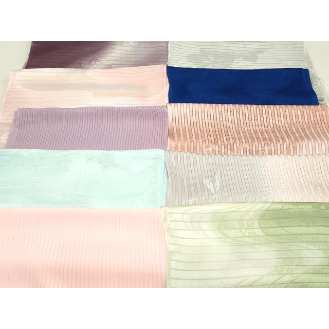 平和屋本店□夏物 和装小物 帯揚げ10枚 逸品 未使用 DZAA10497kh5  