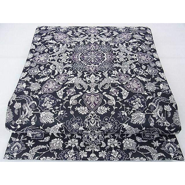 平和屋本店□極上 西陣 まいづる謹製 いわれ帯 六通柄袋帯 花唐草文  