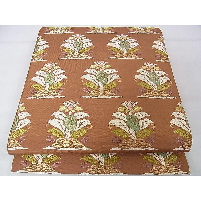 平和屋本店□極上 織匠十一代目 篠屋宗兵衛謹製 綴れ唐織 六通柄袋帯  