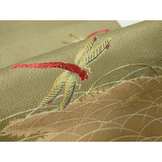 平和屋本店□極上 セミアンティーク 創業130年 江戸染繍友禅 大彦 九寸  