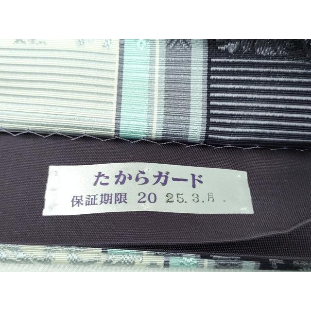 平和屋本店□極上 本場筑前博多織 全通柄袋帯 花唐草間道 逸品 未使用  