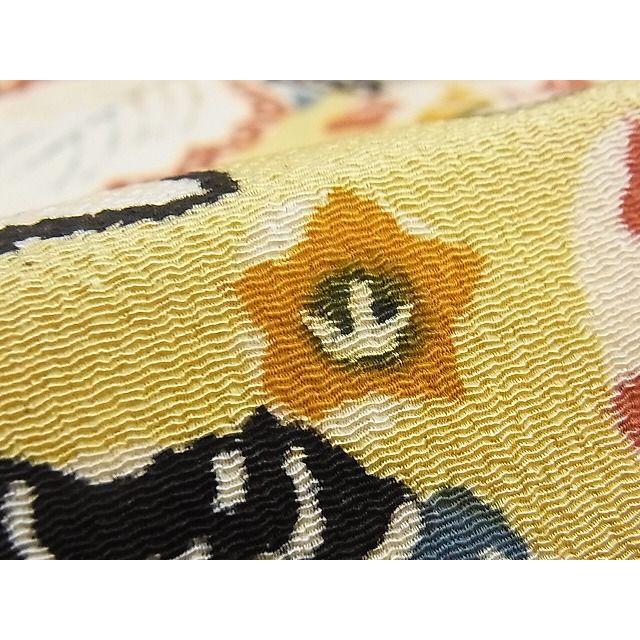 平和屋本店□極上 人間国宝 芹沢圭介 型絵染 九寸名古屋帯 桐 平和屋本店□極上 人間国宝 芹沢圭介 型絵染 九寸名古屋帯 桐