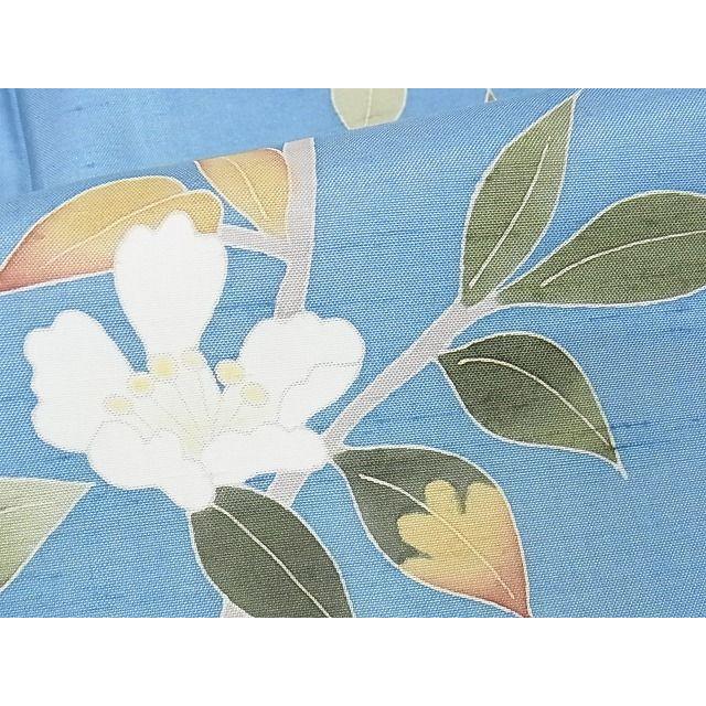 平和屋-こころ店□極上 本加賀友禅作家 成竹登茂男 訪問着 白山紬地 枝  