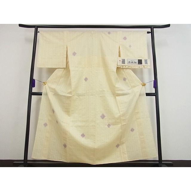 平和屋本店□極上 夏物 十日町 名門青柳謹製 櫛引織 赤城紬 草木染