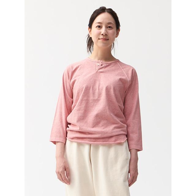 GOOD ON（グッドオン） 七分袖 ベースボール 無地 Tシャツ USAコットン 