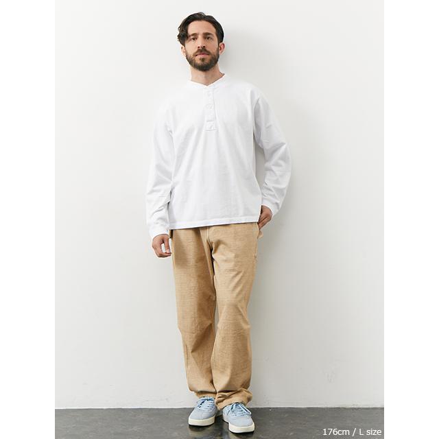 GOOD ON ロングTシャツ ヘンリーネック ヘビーウェイト USA GOOD ON ロングTシャツ ヘンリーネック ヘビーウェイト USA
