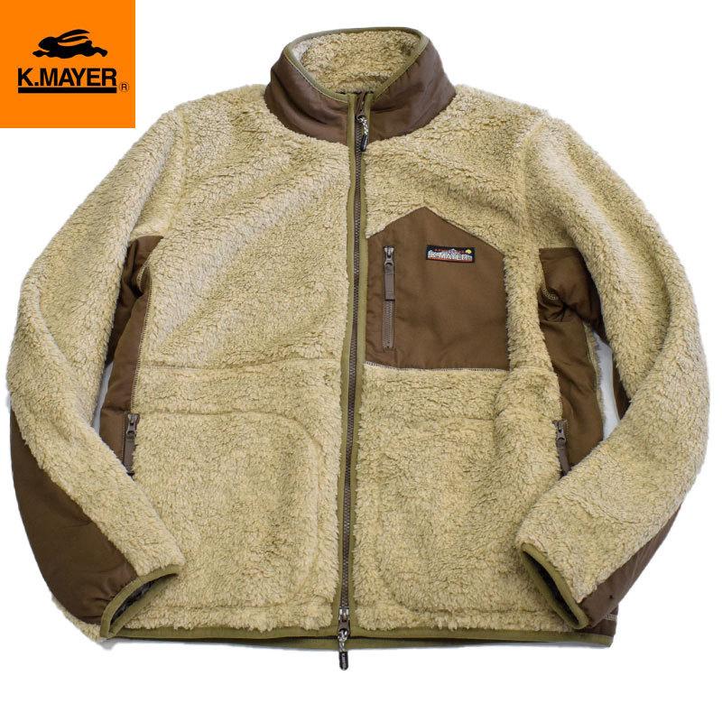 ジャケット ボア もこもこ クリフメイヤー メンズ シャギーボア スタンドジャケット ベージュ Kriffmayer Boa Syagi Jacket ベビー子供服通販のpeace5ヤフー店 通販 Yahoo ショッピング