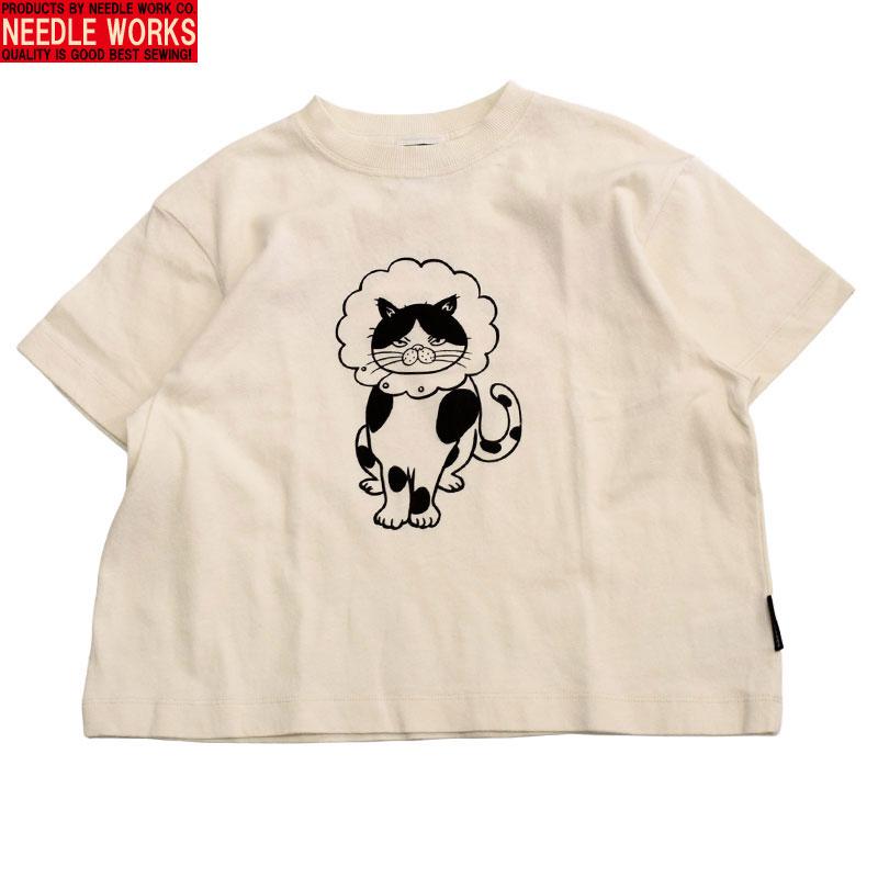 NEEDLE WORKS（ニードルワークス） 子供服 Tシャツ ネコ 猫 キッズ