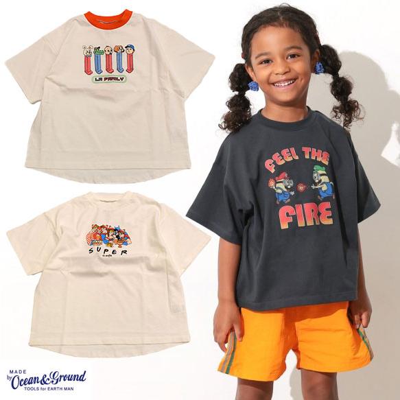 EARTH 　Tシャツ　パンツ　パイル地　アース　海外子供服 Ocean&Ground（オーシャンアンドグラウンド） オーシャン＆グラウンド