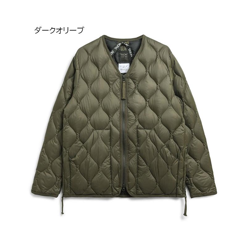 TAION（タイオン） インナーダウン M65 ジャケット ジップ ミリタリー 
