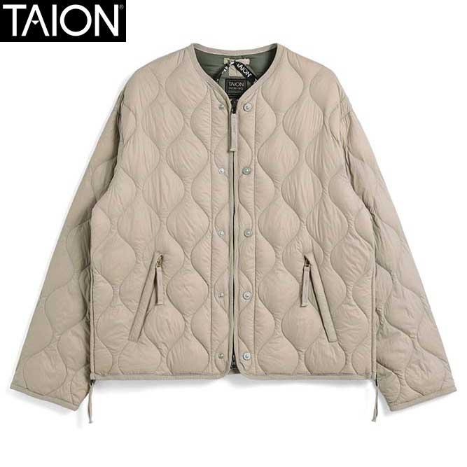 TAION（タイオン） キルティング ダウン ジャケット ミリタリー M65