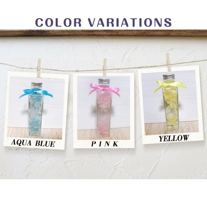 ハーバリウム　黄色い紫陽花とバラ　在庫処分品 ハーバリウム キット 手作り スターターキット 花材 【お試し