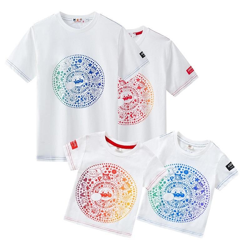 それいけ!アンパンマン Tシャツ レディース キャラクター トップス カットソー ペアルック 半袖tシャツ 親子ペア ゆったり コスプレ衣装 家族 ママ パパ｜peaceful365｜05