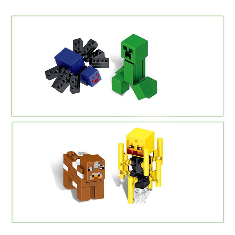 国内発送 マインクラフト レゴ互換品 16体セット 互換品 キャラクター おすすめ 玩具 誕生日プレゼント クリスマス 超人気 専門店 プレゼント 入園ギフト