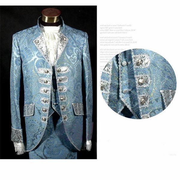 豪華 S M L Xl 2xl コスプレ衣装 王子様 貴族 メンズ 服 司会服装 舞台公演 伯爵 男性用スーツ 5点セット 大きいサイズ 正規激安 Nooitmeergrasmaaien Be