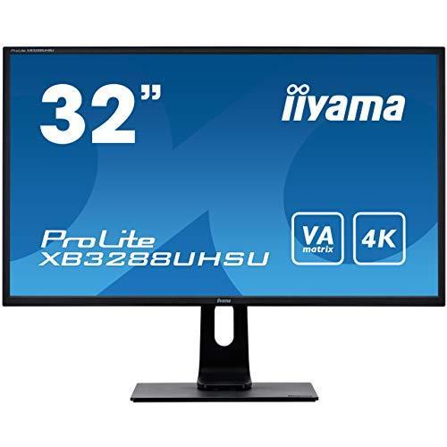 マウスコンピューター iiyama 4K モニター ディスプレイ XB3288UHSU-B1 