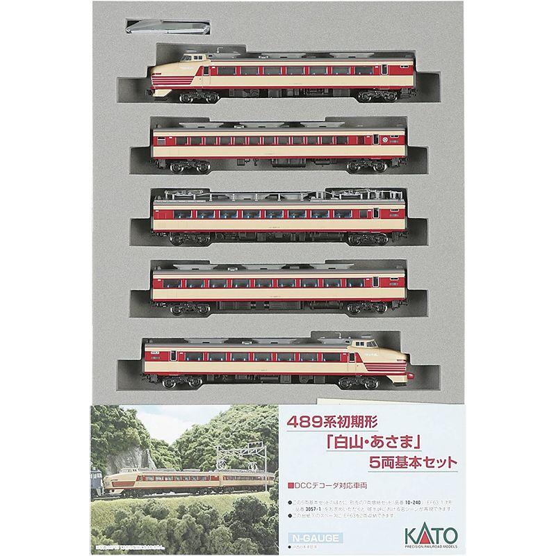 高評価のおせち贈り物』 KATO Nゲージ 489系 白山・あさま 基本 5両セット 10-239 鉄道模型 電車