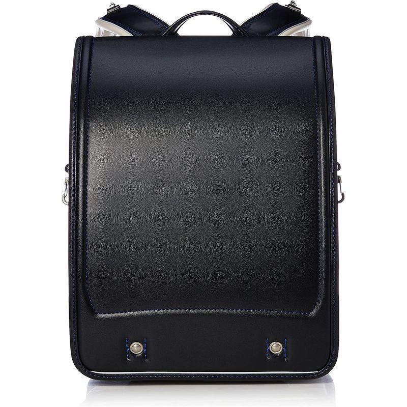 【新品 送料込み】 ムラセカバンコウ ランドセル 人工皮革ランドセル ボルカ キッズ AB720-022 ブラック/マリンブルー 【DG1224569948】(44020円)