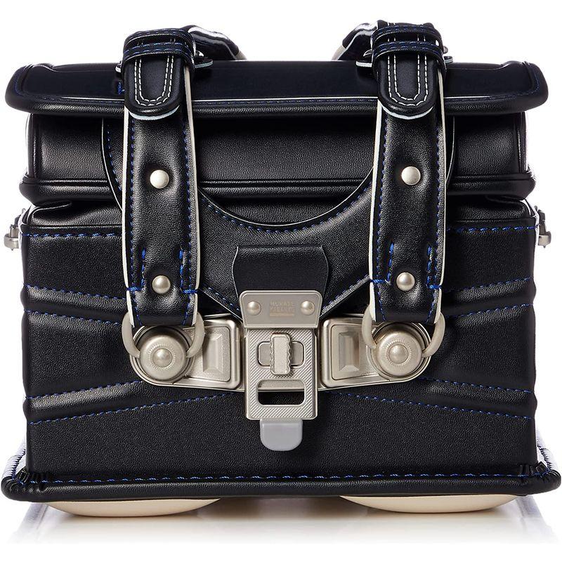 【新品 送料込み】 ムラセカバンコウ ランドセル 人工皮革ランドセル ボルカ キッズ AB720-022 ブラック/マリンブルー 【DG1224569948】(44020円)