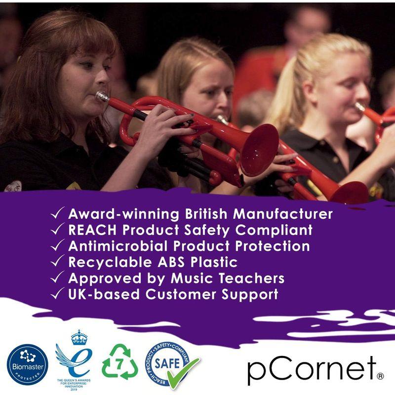 pInstruments プラスチック製管楽器 Bb コルネット pCornet 軽量&高耐久ABS製 バイオコート抗菌 PCORNET1B プラスチック製管楽器 Bb コルネット pCornet 軽量&高耐久ABS製 バイオコート抗菌 PCORNET1B