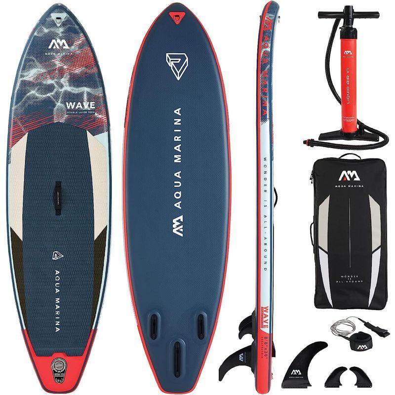 （新品,未開封） アクアマリーナ WAVE ウェーブ SUP(スタンドアップパドルボード) インフレータブル BT-22WA ネイビー 【AA9450868987】(33974円)