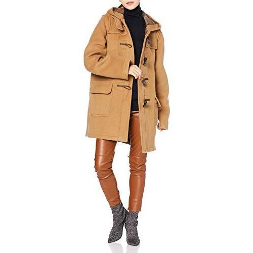 高価値セリー 日本サイズs相当 36 Uk Camel New レディース Rina 公式 英国製ロングダッフルコート ロンドントラディション Tradition ロンドントラディション London コート アウター Hermandad Estrella Org