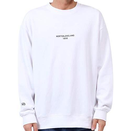 通販 オンライン ノートン Norton トレーナー Japan加工 リフレクター ドロップショルダー スウェット シャツ 211n1309 ホワイト M 日本の人気店 Www Superavila Com