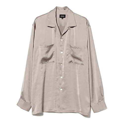 一部予約 イージー Ecopet R ビームス Beams カジュアルシャツ オープンカラーシャツ M Greige メンズ 半袖 Oroagri Eu