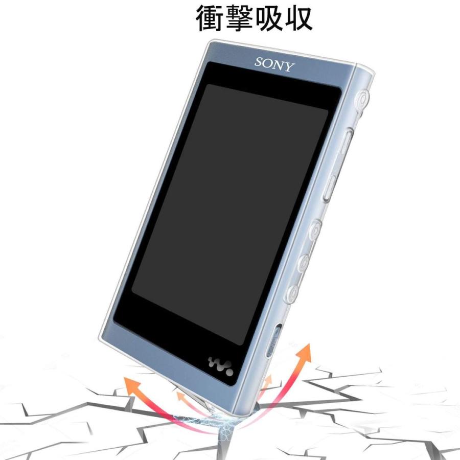 ソニー SONY ウォークマン ケース A50シリーズ NW-A55 NW-A55HN NW-A55WI NW-A56HN NW-A57 ソフト 耐衝撃 薄型 軽量 カバー TPU適用 クリア |  | 03