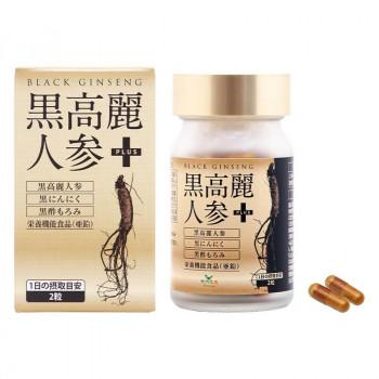 サプリ生活 アンフィニプロジェクト 黒高麗人参+ (295mg×60粒) 6本の画像
