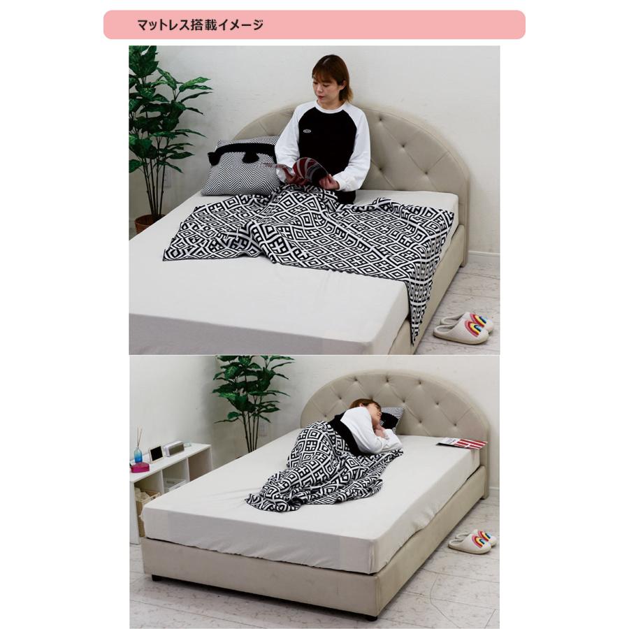 5のつく日 P最大15％】ダブルベッド フレーム ローベッド ボタン留め