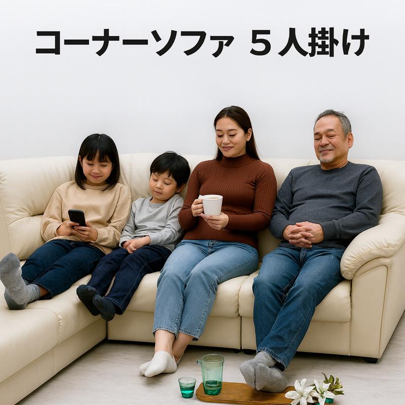 コーナーソファ 5点セット 5人掛け 合成皮革 高級感 おしゃれ ソファ 