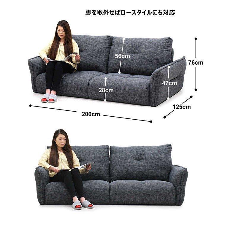 ソファ ソファー 3人掛け おしゃれ 北欧 ファブリック_4