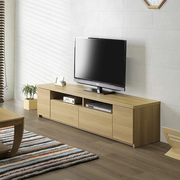 テレビ台 幅180cm ローボード テレビボード おしゃれ 日本製 完成品 TVボード 天板厚30mm コード穴 強化紙 MDF_3