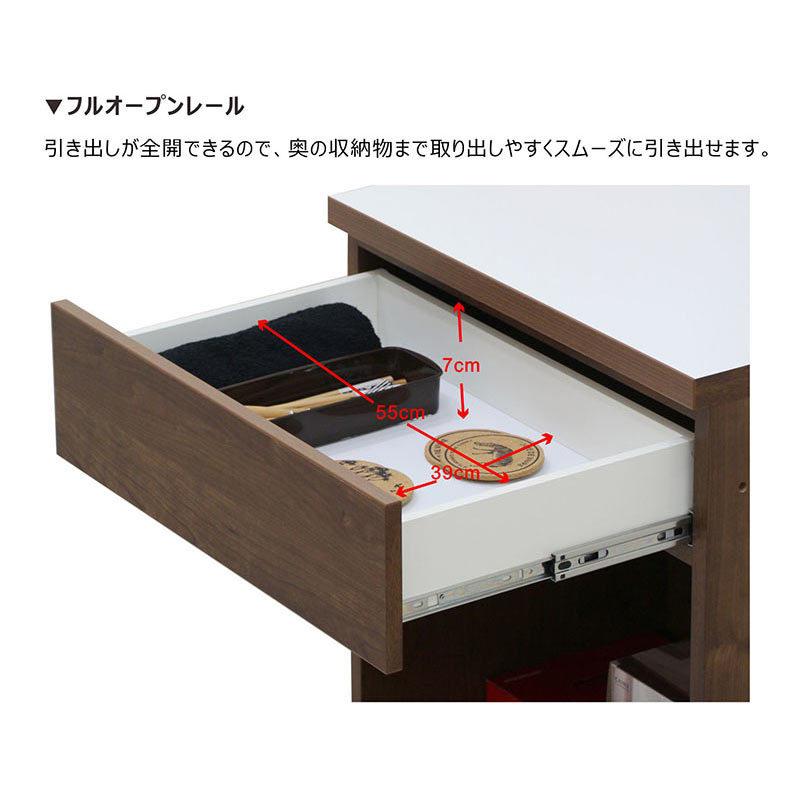 キッチンカウンター ゴミ箱収納 幅60cm 日本製 ダストボックス収納