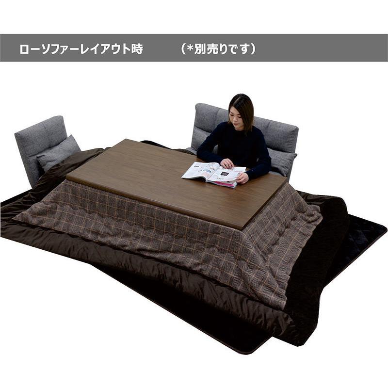 在庫大処分☆新品未使用 こたつ布団 掛敷セット 150cm用 和風モダン