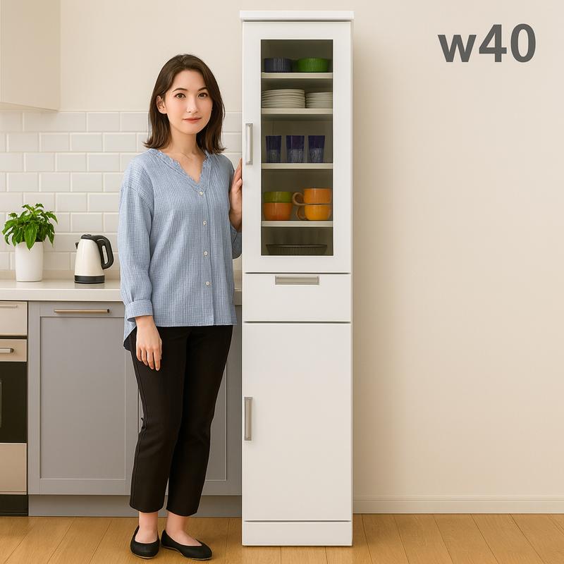 キッチン 隙間収納 幅40cm スリムラック 薄型 キッチンラック 完成品