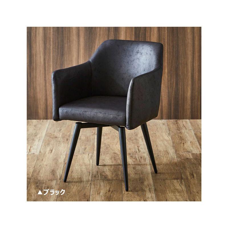 【新品・未使用】　 回転チェアー　ダイニング椅子　イス　２脚セット 肘あて付き 楽天市場】【5%クーポン有☆15日20:00〜16日1:59】回転ダイニング