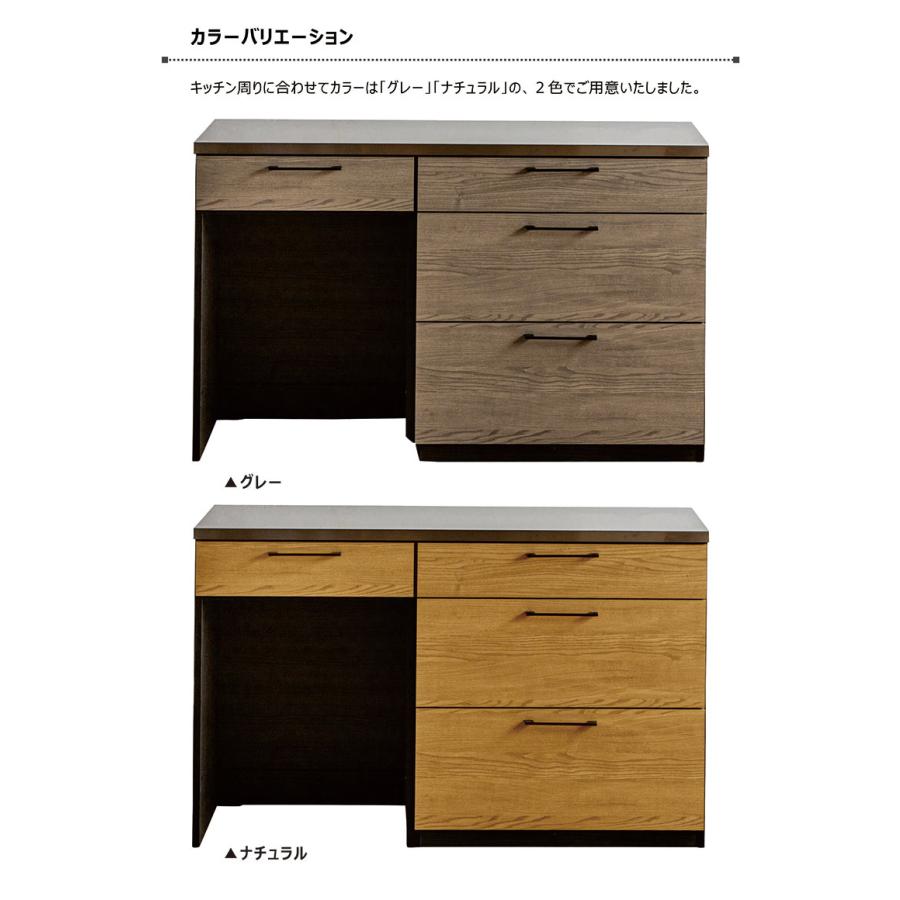 キッチンカウンター 幅140 キッチン収納 レンジ台 おしゃれ ステンレス