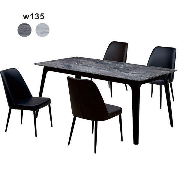 ダイニングテーブルセット 4人用 135 コンパクト おしゃれ メラミン