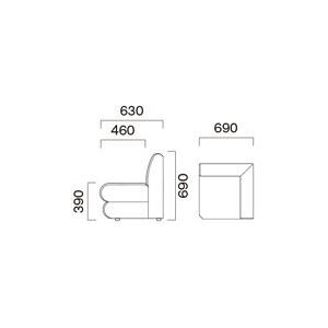 ソファ 業務用ソファー　ロビーソファ 店舗ソファ アルコU 角コーナー　クレス |  | 03