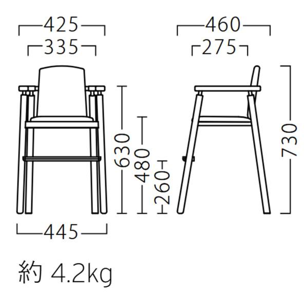 子供椅子 業務用キッズハイチェア 子供用イス ロリイス　プロシード |  | 04
