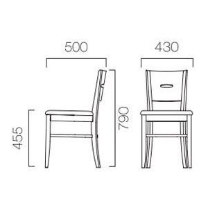 業務用椅子 ダイニングチェア 木製椅子 レーテ 一人掛 クレス |  | 03