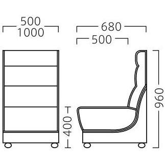 専用 1脚のみ Proceed 業務用ソファ クラブ バー E085 tenpos_proceed-00006-sf