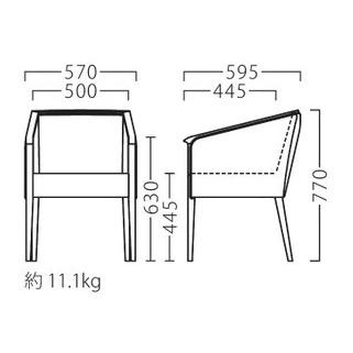 椅子 業務用木製椅子 ラウンジチェア チェアー ストール プロシード |  | 05