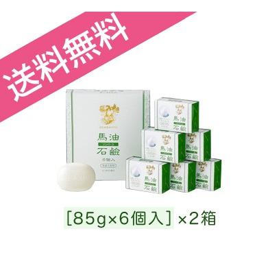 薬師堂 送料無料 ソンバーユ馬油石鹸 ヒノキの香り 6個入 2箱セット
