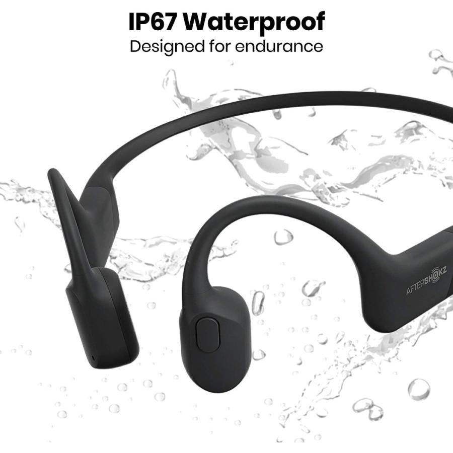 アフターショックス ワイヤレス bluetooth ヘッドホン ミニ オープンイヤー 骨伝導  AfterShokz Aeropex Mini AS800-M｜peach-heart｜09