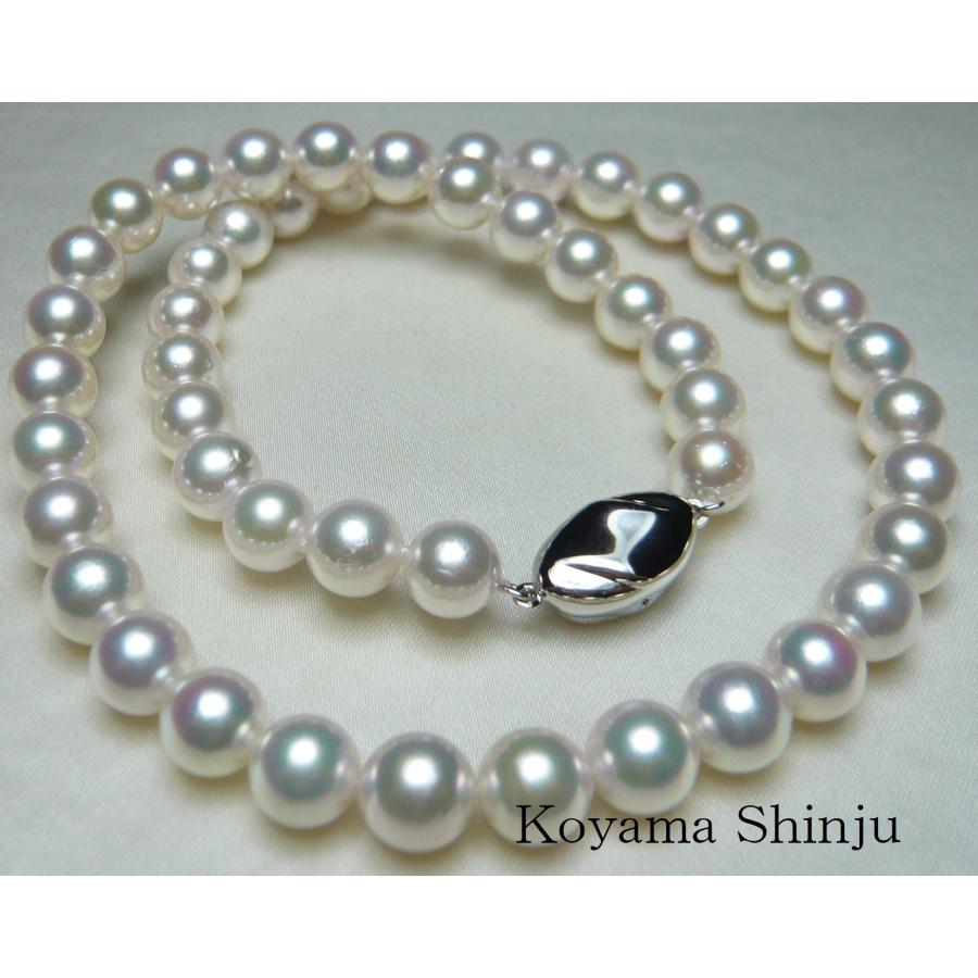 ☆小山真珠☆即買特価！送料無料！絶品カラー！花珠級大珠8.0-8.5mm
