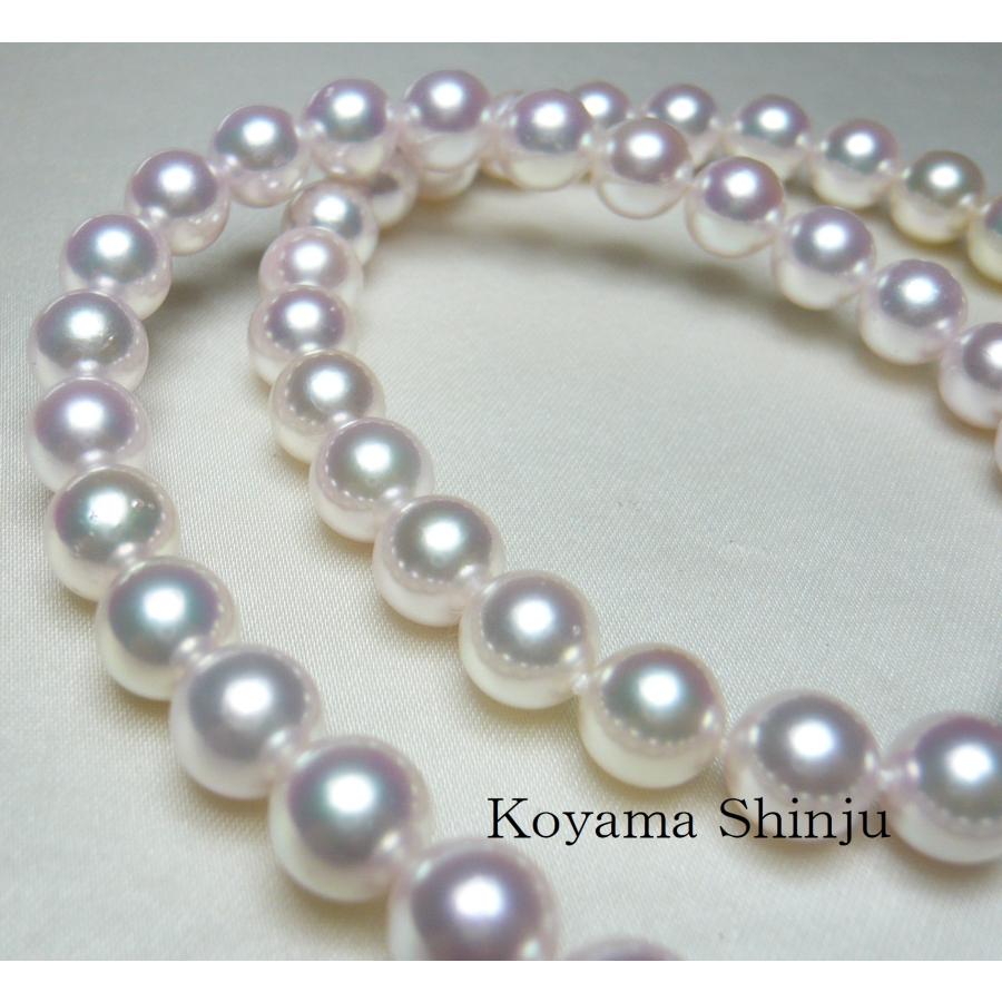 美品✨ 花珠級 あこや真珠 7.9-8.1mm ネックレス パール 本真珠 ☆小山真珠☆即買特価！送料無料！絶品カラー！花珠級7.5-8.0mmあこや