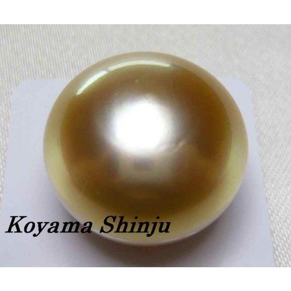 ssp60めっちゃ綺麗！絶品カラー！天然花金ゴールド特大14．2mm 